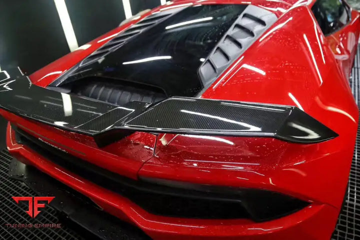 LAMBORGHINI HURACAN LP610 & LP580 & EVO & TECNICA MSY STYLE CARBON FIBER TRUNK SPOILER WING BSD