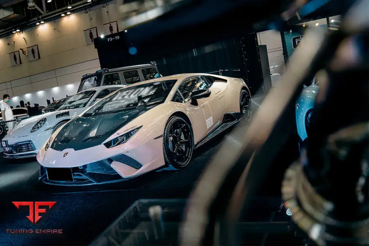 LAMBORGHINI HURACAN LP610 & LP580 & EVO & TECNICA PERFORMANTE STYLE PARTIAL CARBON FRONT BUMPER BSD