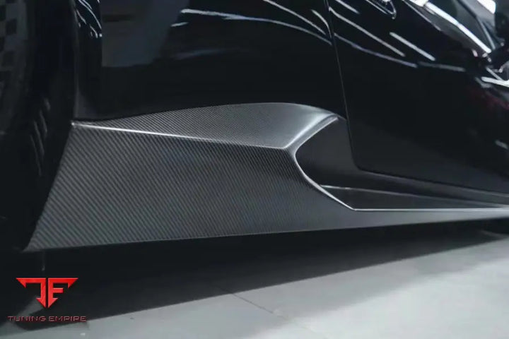 LAMBORGHINI HURACAN LP610 & LP580 & EVO & TECNICA & STO N STYLE DRY CARBON FIBER SIDE SKIRTS BSD
