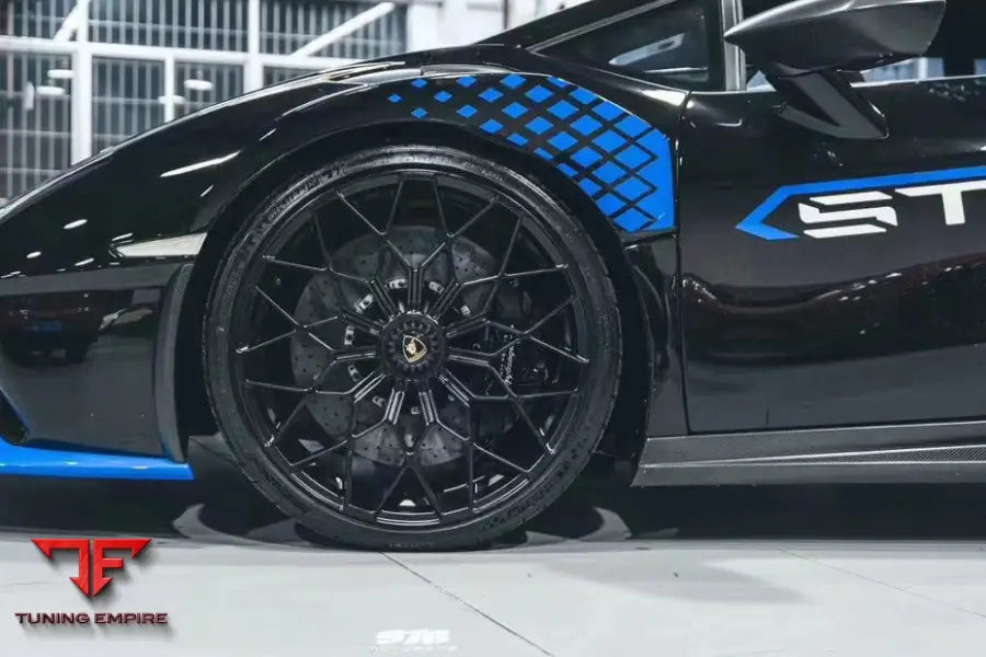 LAMBORGHINI HURACAN LP610 & LP580 & EVO & TECNICA & STO N STYLE DRY CARBON FIBER SIDE SKIRTS BSD