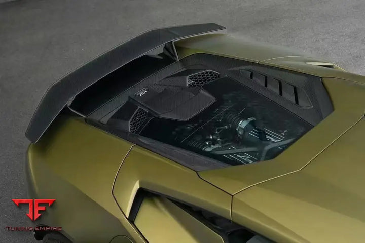 LAMBORGHINI HURACAN LP610 & LP580 & EVO TECNICA STYLE DRY CARBON FIBER TRUNK SPOILER WING BSD