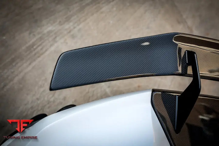 LAMBORGHINI HURACAN LP610 & LP580 & EVO & TECNICA VRS-II STYLE CARBON FIBER TRUNK SPOILER WITH BASE BSD