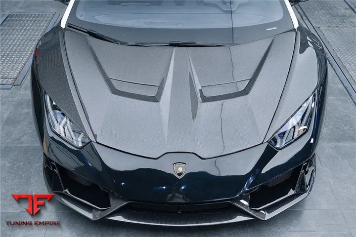 LAMBORGHINI HURACAN LP610 & LP580 & EVO & TECNICA VRS STYLE CARBON FIBER HOO BSD