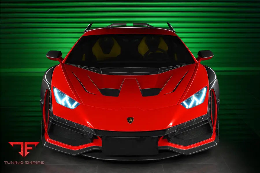 LAMBORGHINI HURACAN LP610 & LP580 & EVO & TECNICA VRS STYLE CARBON FIBER HOOD BSD