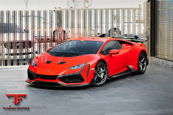 LAMBORGHINI HURACAN LP610 & LP580 & EVO & TECNICA VRS STYLE CARBON FIBER HOOD BSD