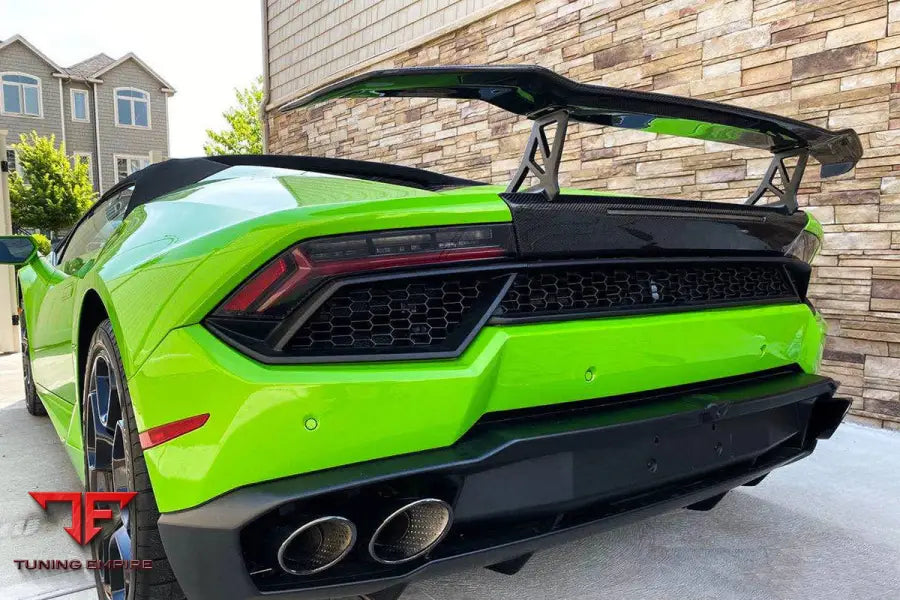 LAMBORGHINI HURACAN LP610 & LP580 & EVO & TECNICA VRS STYLE CARBON FIBER TRUNK SPOILER BSD