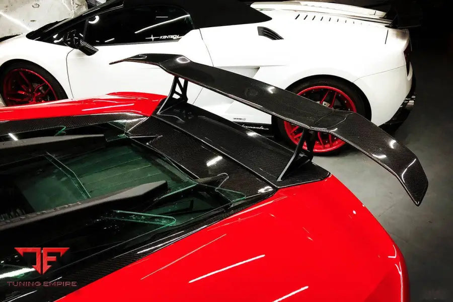 LAMBORGHINI HURACAN LP610 & LP580 & EVO & TECNICA VRS STYLE CARBON FIBER TRUNK SPOILER BSD