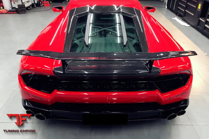 LAMBORGHINI HURACAN LP610 & LP580 & EVO & TECNICA VRS STYLE CARBON FIBER TRUNK SPOILER BSD