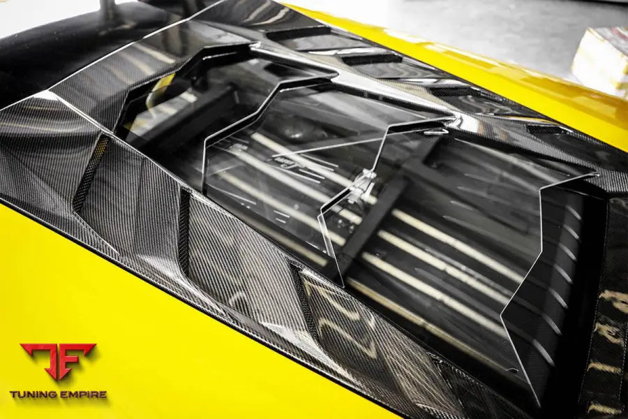 LAMBORGHINI HURACAN LP610 & LP580 MSY STYLE CARBON FIBER REAR ENGINE TRUNK BSD