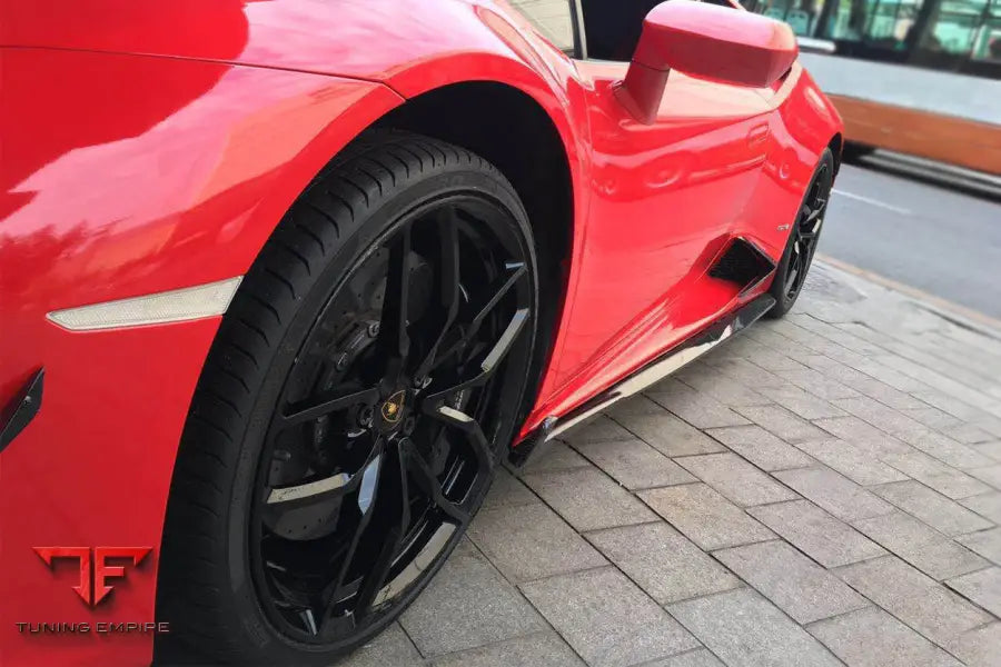 LAMBORGHINI HURACAN LP610 & LP580 RZS STYLE CARBON FIBER SIDE SKIRTS UNDER BOARD BSD