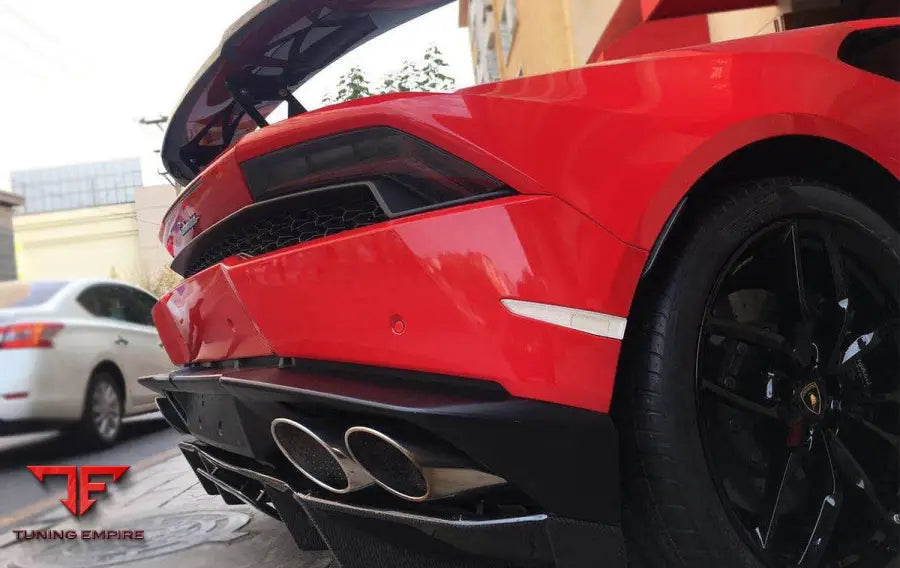 LAMBORGHINI HURACAN LP610 RZS STYLE CARBON FIBER REAR DIFFUSER BSD