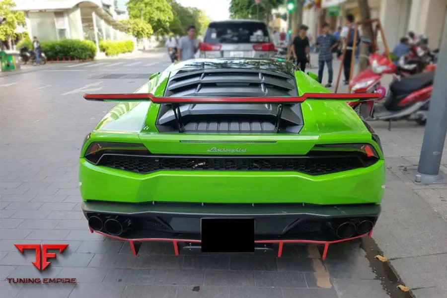 LAMBORGHINI HURACAN LP610 RZS STYLE CARBON FIBER REAR DIFFUSER BSD