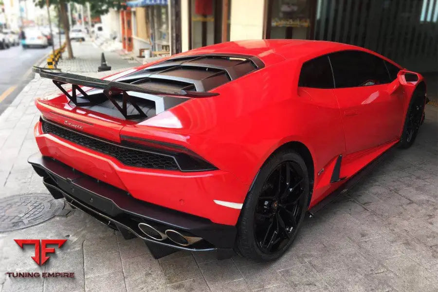 LAMBORGHINI HURACAN LP610 RZS STYLE CARBON FIBER REAR DIFFUSER BSD