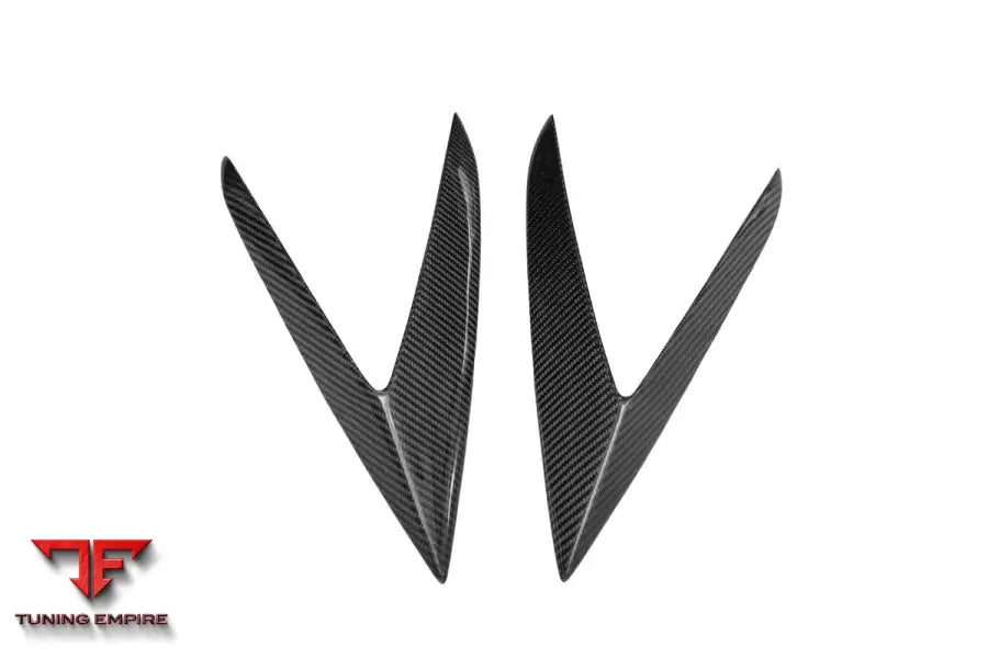 LAMBORGHINI HURACAN LP610 RZS STYLE CARBON FIBER SIDE SKIRTS VENT CANARDS BSD