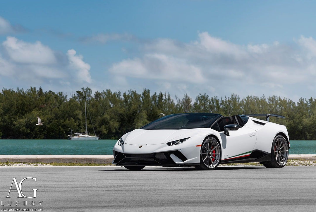 Lamborghini Huracan Performante on custom forged wheels