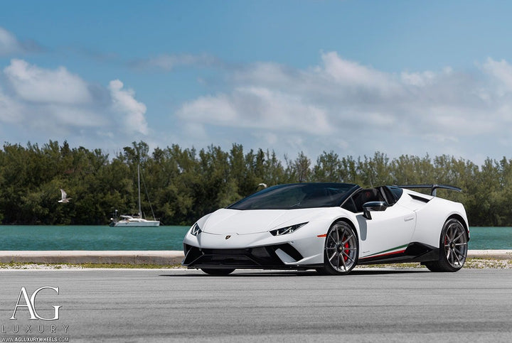 Lamborghini Huracan Performante on custom forged wheels