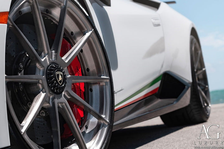 Lamborghini Huracan Performante on custom forged wheels