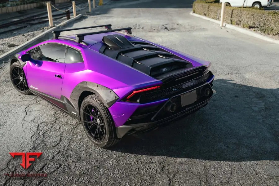 LAMBORGHINI HURACAN STERRATO FORGED WHEELS AND EXHAUST SYSTEM