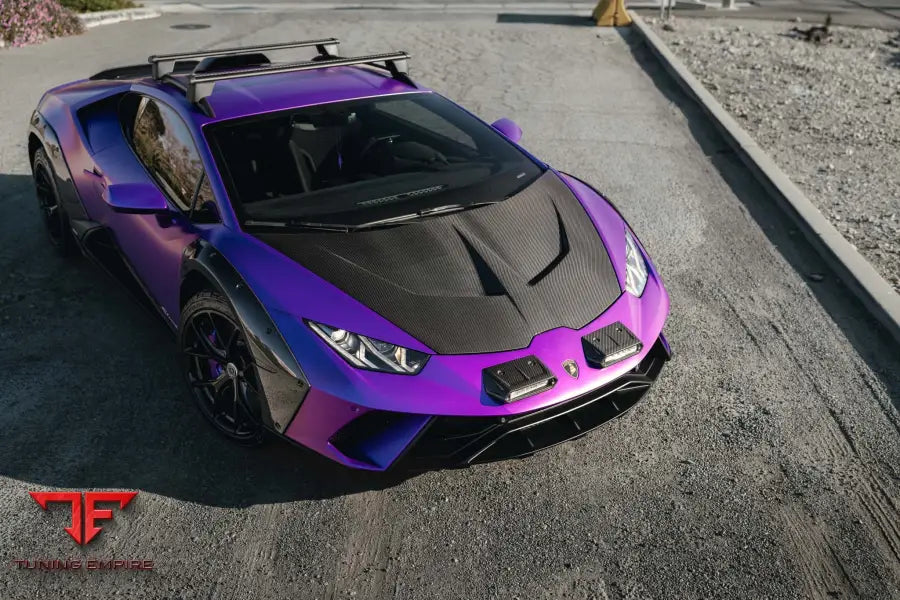 LAMBORGHINI HURACAN STERRATO FORGED WHEELS AND EXHAUST SYSTEM