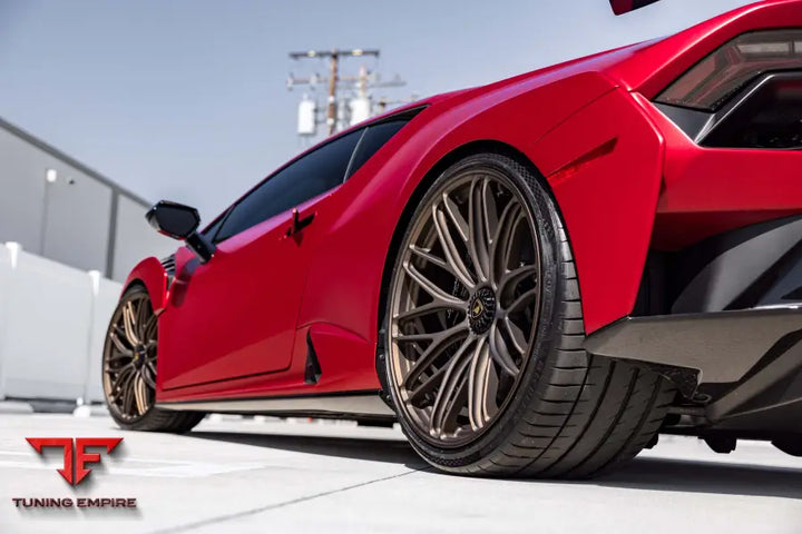LAMBORGHINI HURACAN STO FORGED WHEELS AND EXHAUST SYSTEM