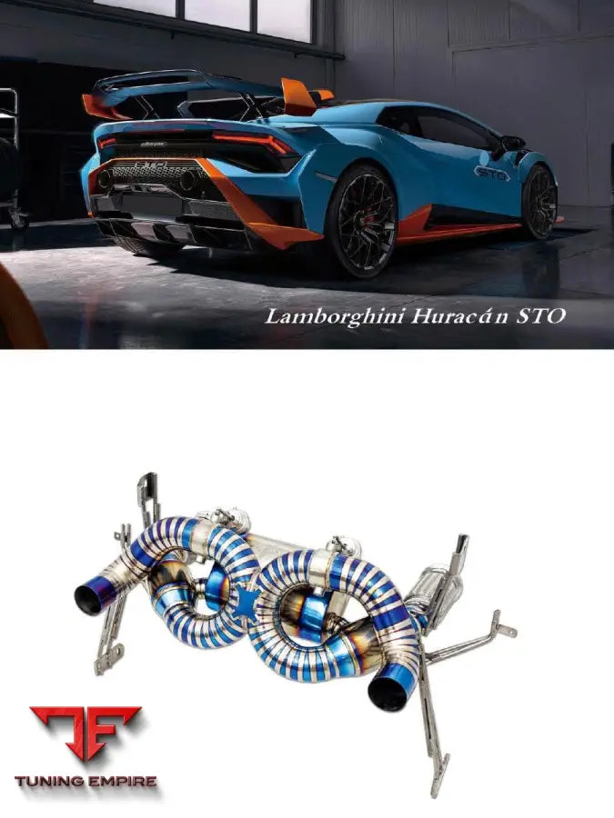 LAMBORGHINI HURCAN STO TITANIUM RAZOR EXHAUST