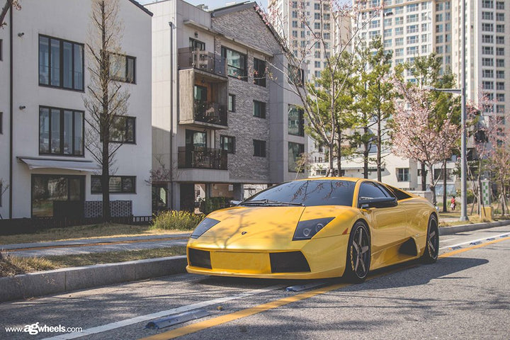 LAMBORGHINI MURCIÉLAGO on custom forged wheels