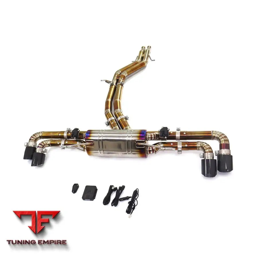 LAMBORGHINI URUS 4.0T TITANIUM CATBACK RAZOR EXHAUST WITH MUFFLER VALVE