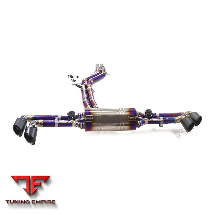 LAMBORGHINI URUS 4.0T VALVETRONIC TITANIUM CATBACK RAZOR EXHAUST WITH MUFFLER VALVE