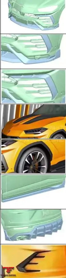 LAMBORGHINI URUS CARON FIBER AERO PARTS 2018-2022