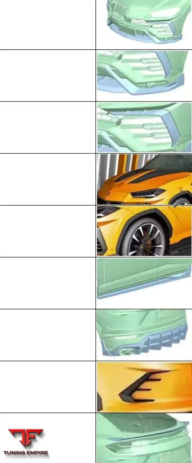 LAMBORGHINI URUS CARBON FIBER PARTS (2018-2022）