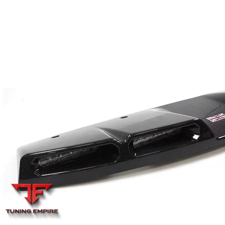 LAND ROVER DEFENDER 110 90 130 ROOF SPOILER DRY CARBON FIBER LED