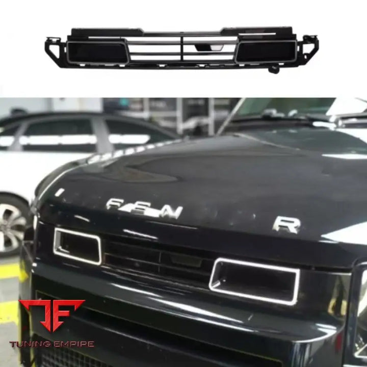 LAND ROVER DEFENDER 110 GRILLE WITH LED LIGHT SURROUNDS 2020 2023