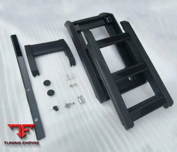 LAND ROVER DEFENDER 110 LADDER BODY PARTS GLOSSY BLACK MATTE SILVER 2020+