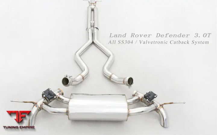 Land Rover Defender 3.0T 2020-2024 All Ss304 Valvetronic Exhaust System