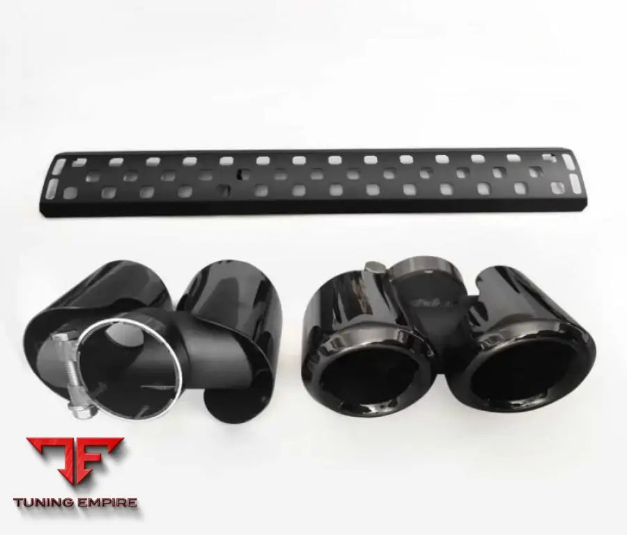 LAND ROVER DEFENDER 90 110 ALUMINUM EXHAUST TIP ROUND 2020+