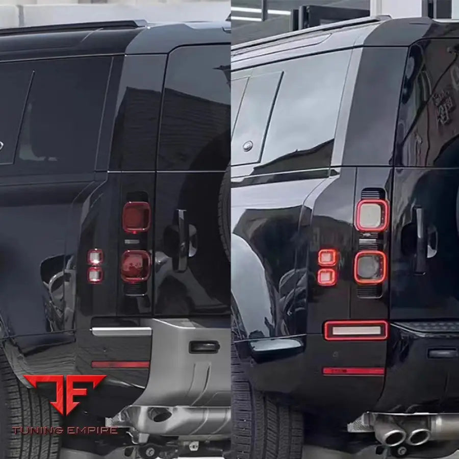 LAND ROVER DEFENDER BRAKE LIGHT LED RED BLACK