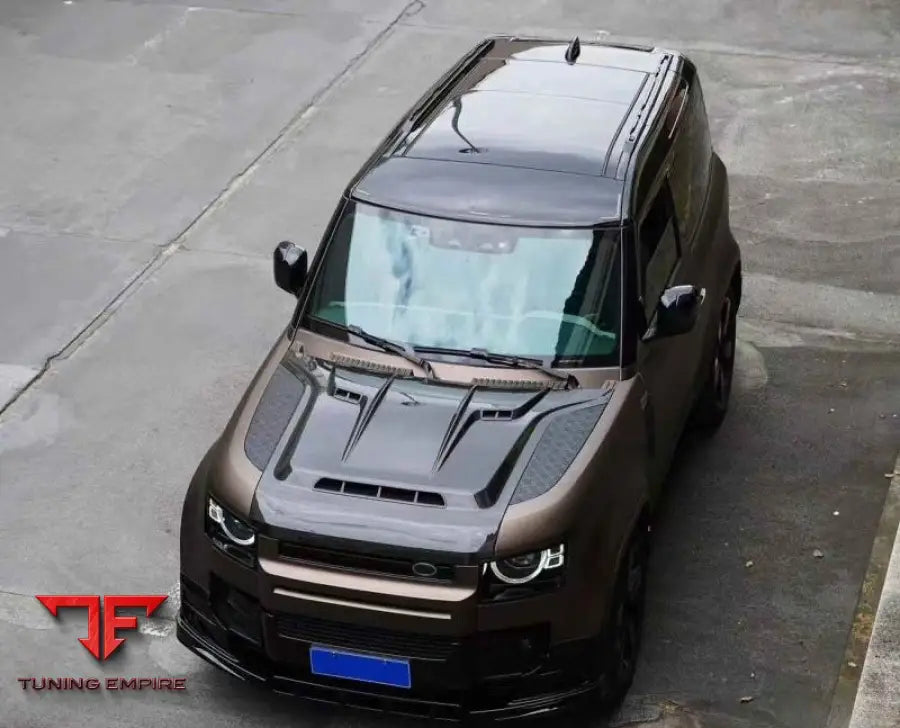 LAND ROVER DEFENDER L663 DRY CARBON FIBER ENGINE HOOD