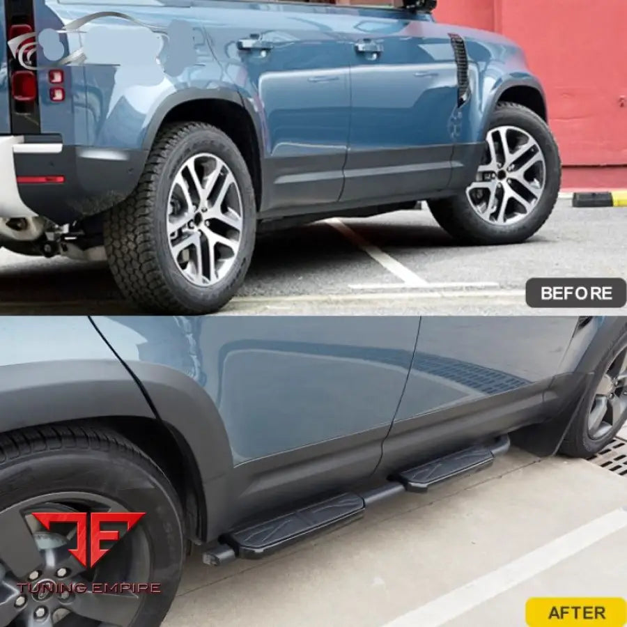 LAND ROVER DEFENDER L663 SIDE STEP RUNNING BOARD 110 90 2019 2023