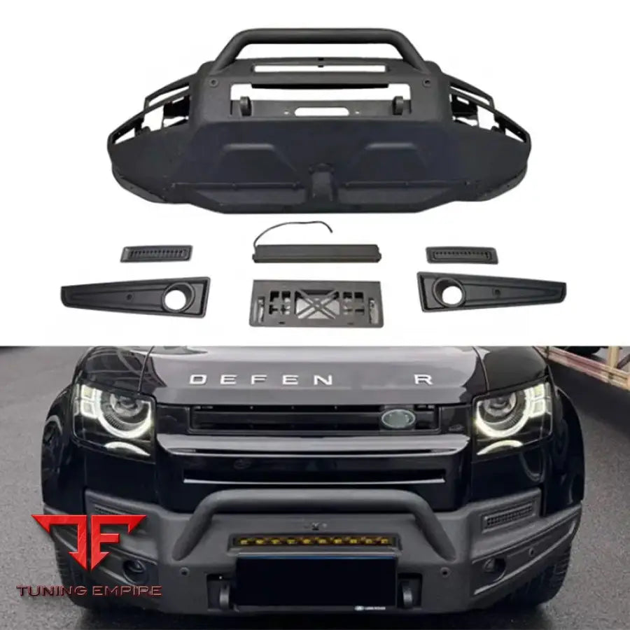 LAND ROVER DEFENDER L663 STEEL BULL BAR BUMPER GUARD 90 110