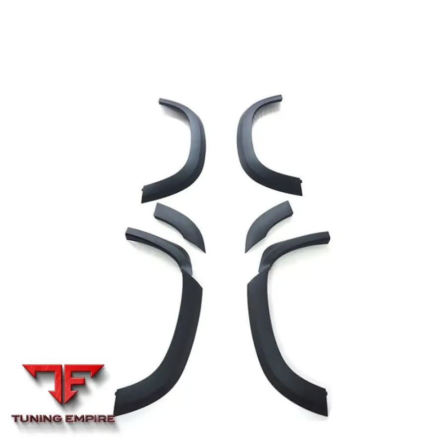 LAND ROVER DEFENDER MATTE BLACK OVER FENDERS ARCHES 110 90