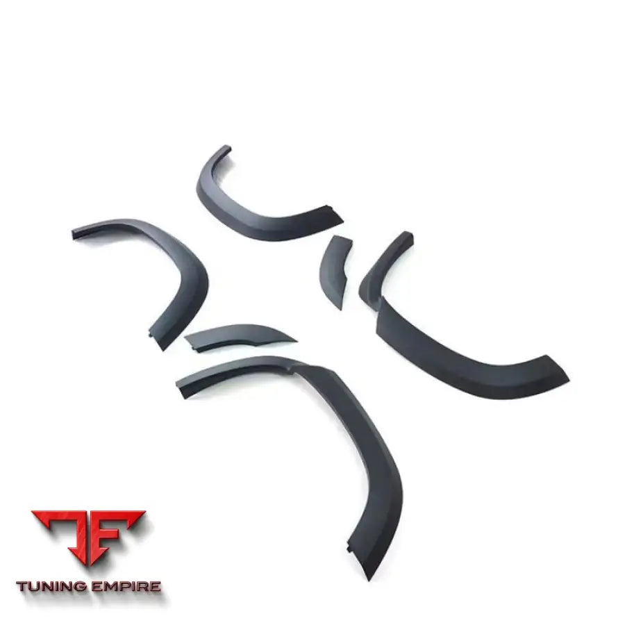 LAND ROVER DEFENDER MATTE BLACK OVER FENDERS ARCHES 110 90