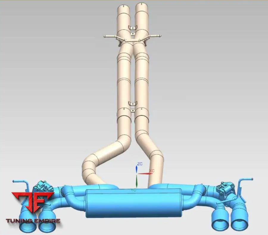 LAND ROVER DEFENDER P525 V8 VALVETRONIC EXHAUST SYSTEM