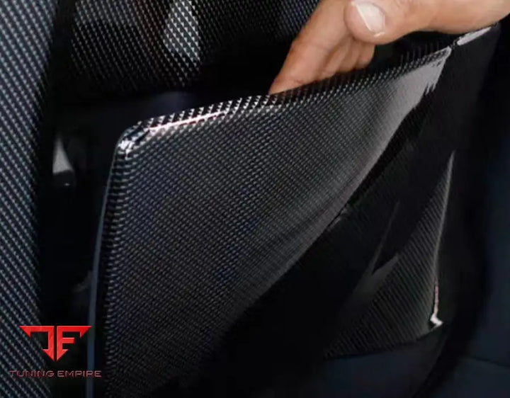 LAND ROVER DEFENDER REAR SEAT COVERS CARBON FIBER
