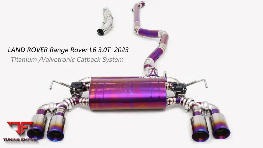 Land Rover L6 3.0T 2023 Titanium Valvetronic Exhaust System
