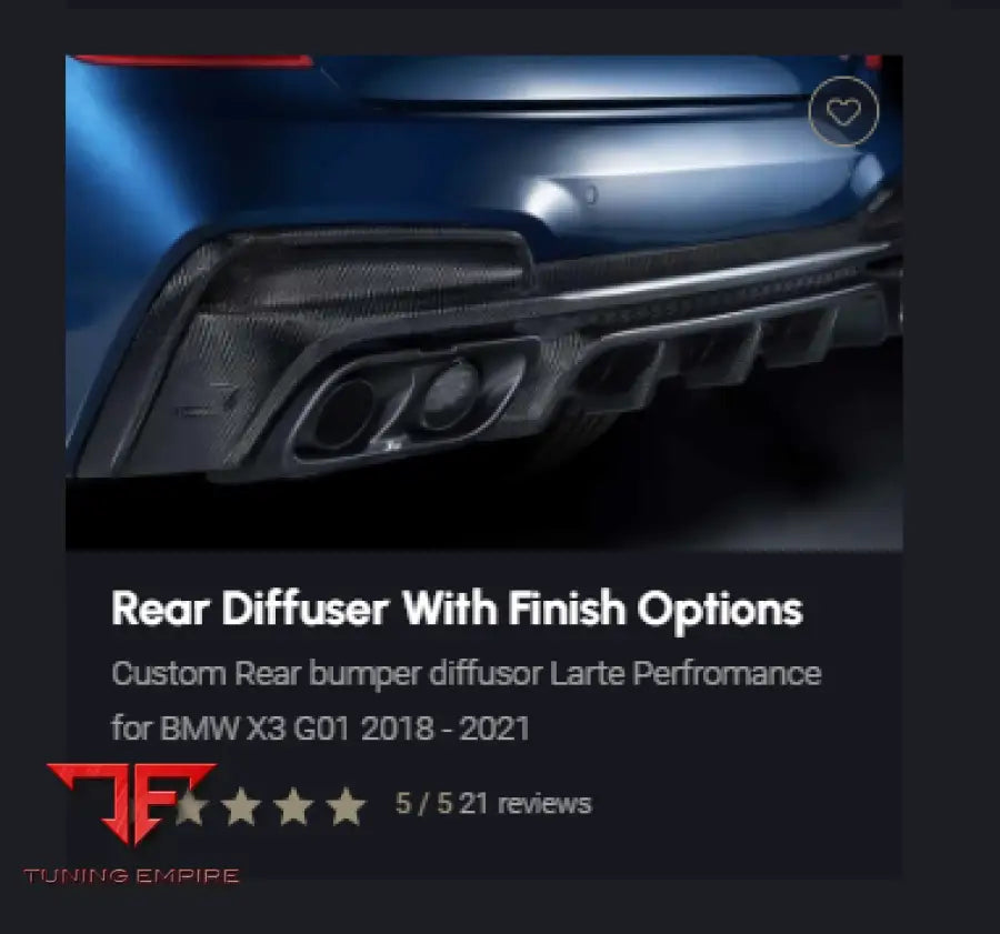 LARTE BMW X3 G01 BODY KIT