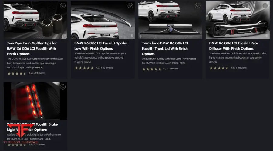 LARTE BMW X6 G06 LCI BODY KIT