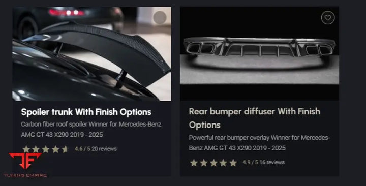 LARTE MERCEDES AMG GT43 & GT53 BODY KIT