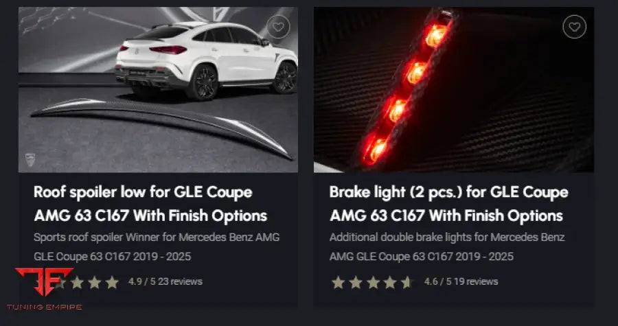 LARTE MERCEDES GLE COUPE 63 AMG BODY KIT