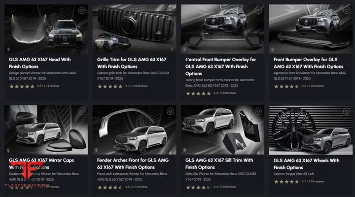 LARTE MERCEDES GLS 63 AMG X167 BODY KIT