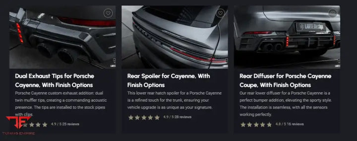 LARTE PORSCHE CAYENNE BODY KIT